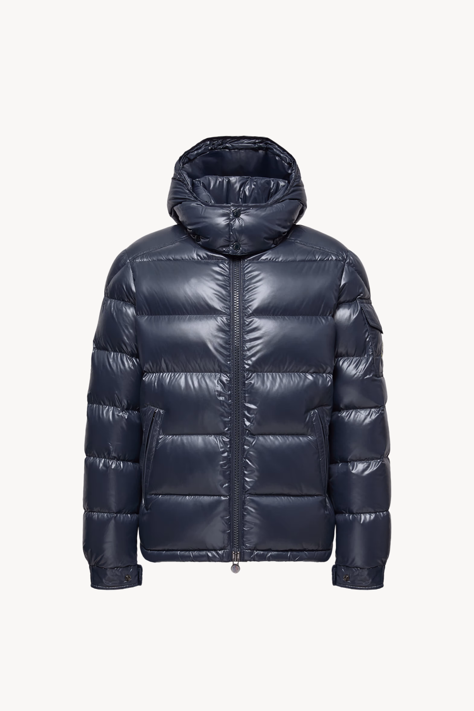 Doudoune courte à capuche Moncler Maya Hommes Bleu marine Moncler 2